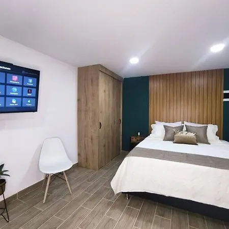 Apartaestudio Moderno Y Privado En Medellín Exterior foto